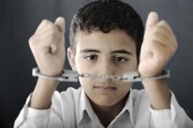 Child in handcuffs - Juvenile Defense Lawyer in Ventura